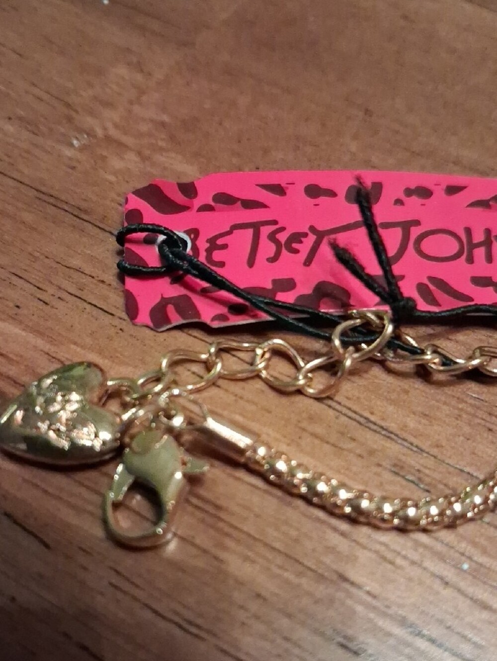 Betsy Johnson Teal Gold Crystal Starfish Pendant Necklace - Picture 8 of 8